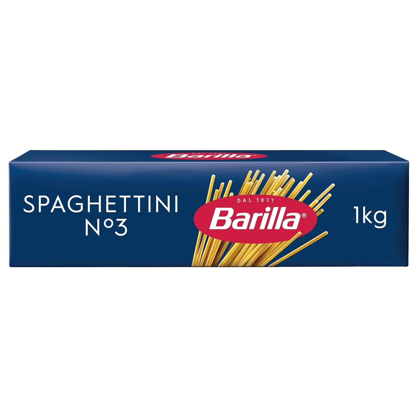 Barilla Pasta Klassische Spaghetti n.5 aus vysoce kvalitní Hartweizen immer al dente, (1 x 500 g), bez chuti
