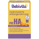 PRE HA (5 x 500 g), hydrolyzované sušené mléko od narození, obsahuje pouze laktózu jako sacharid, vhodné pro přikrmování