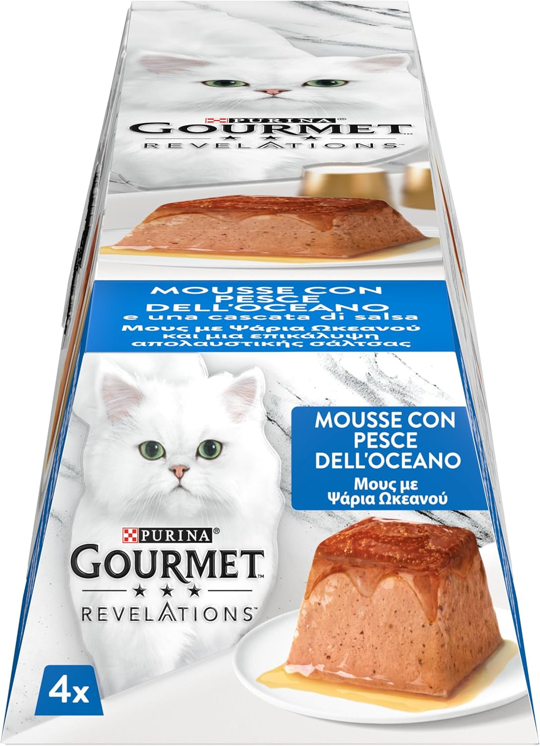 Mokré krmivo pro kočky Revelations s mořskými rybami, 24 x 57 g