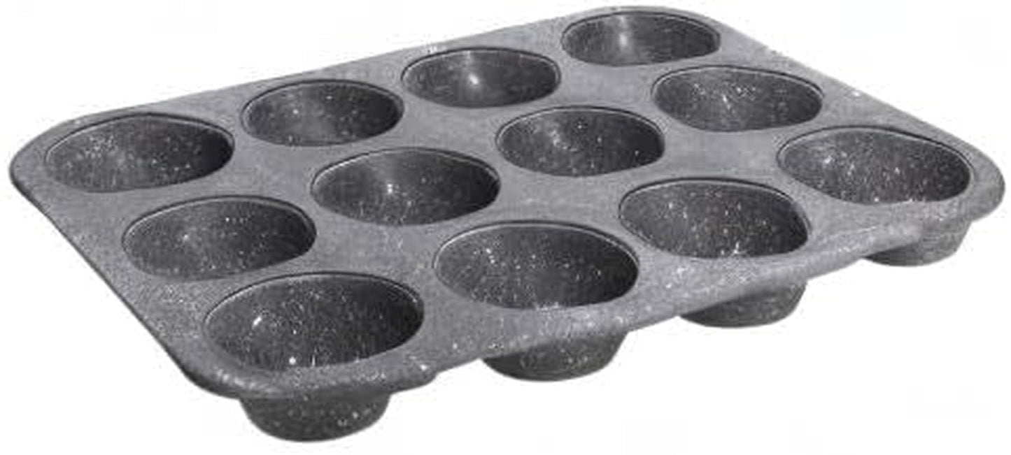 Pure Roq Muffinform Für 12 Muffiny, Aluminium, Schwarz Formy a pečící plechy Naty Shop