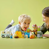 LEGO 10997 DUPLO Disney Mickey and Friends Campingová dobrodružná sada s karavanem, kánoí a figurkou kachny Daisy, stavebnice Dárek pro batolata od 2 let, dívky a kluky Stavebnice Besuche den LEGO-Store