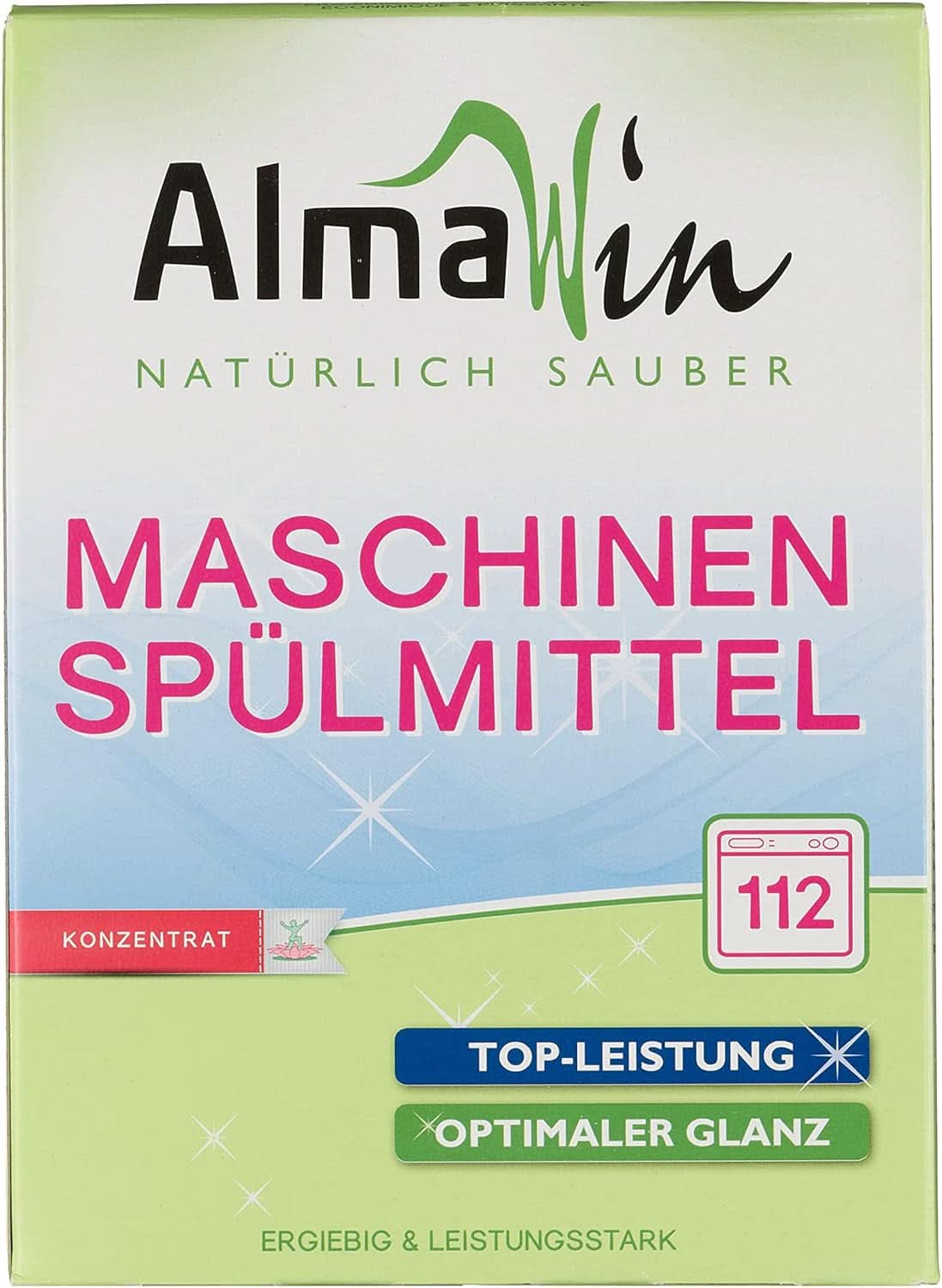 Almawin eco, prášek na nádobí 2,8 kg, 112 mytí, dávkovatelný pro různé množství nádobí Naty Shop Výchozí název