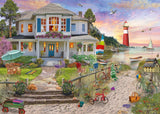 Schmidt Spiele Plážový domek, skládačka 1 000 dílků Puzzle Naty Shop