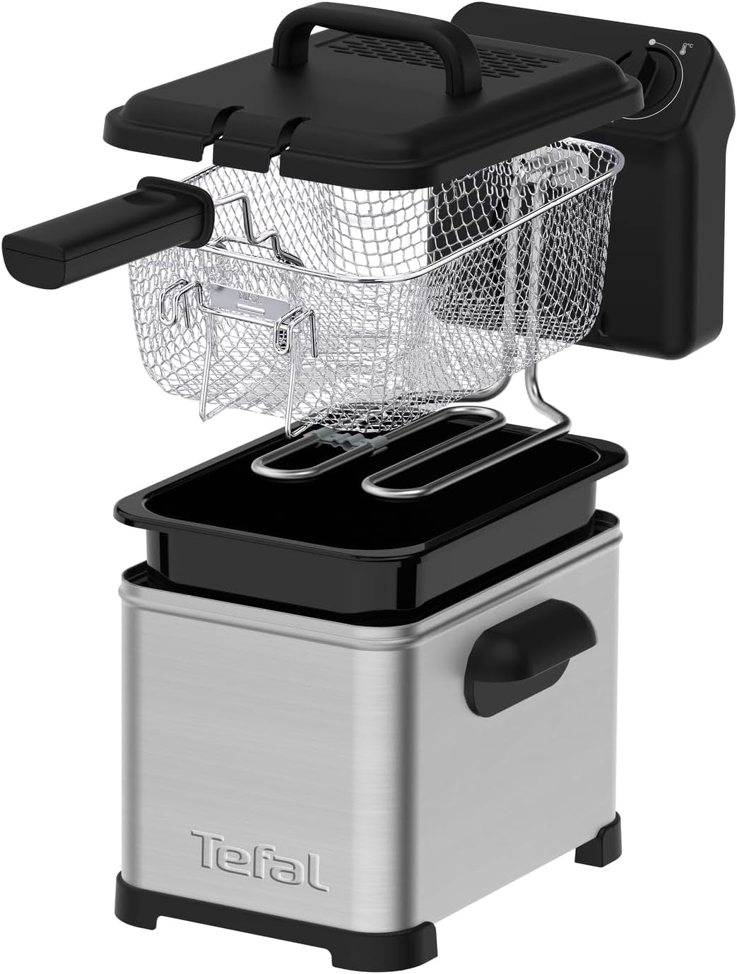 Tefal Family Pro Access 4.0L, 3000 Watt, poloprofesionální, s olejem, vyjímatelná olejová nádrž, technologie chladicí zóny Spotřebiče Naty Shop Family Pro Access 4.0L