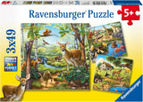 Puzzle Ravensburger pro děti - 09265 Les/Zoo/Pets - puzzle pro děti od 5 let, s 3X49 dílky Puzzle Naty Shop Výchozí název