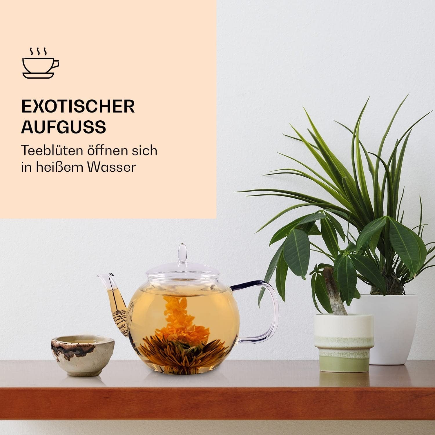 Feelino Elegant 6dílná smíšená krabička - Feelino White Tea Flowers v nádherné ochutnávkové a dárkové krabičce se 6 různými bílými čajovými růžemi, jednotlivě vakuově balené, balení 1 kus