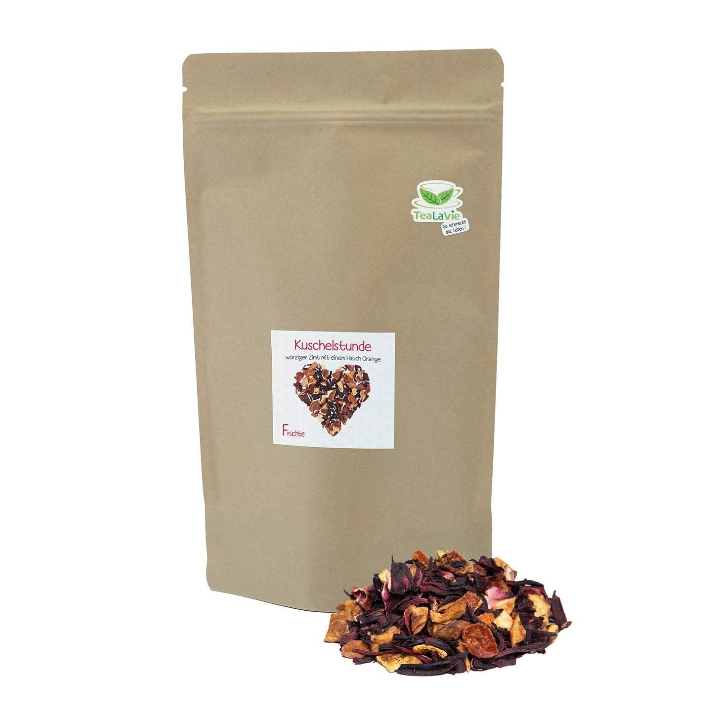 Tealavie - Čaj pro děti bez cukru - Lesní jahody a rebarbora (200 g) Tealavie Fruit - Sypaný ovocný čaj