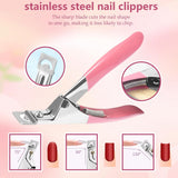 Sada 288 duálních nehtových forem, Dual Shape Nail Art Set, 12 forem prodlužování nehtů, gelových nehtových forem, Vhodné pro začátečníky a manikérky