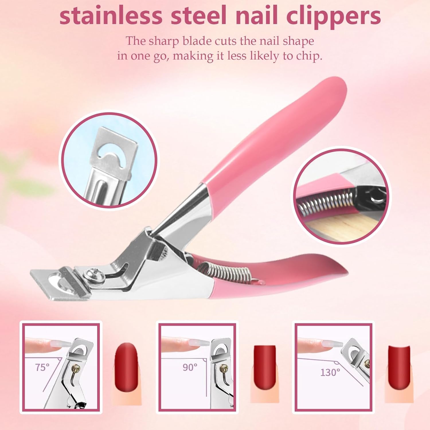 Sada 288 duálních nehtových forem, Dual Shape Nail Art Set, 12 forem prodlužování nehtů, gelových nehtových forem, Vhodné pro začátečníky a manikérky