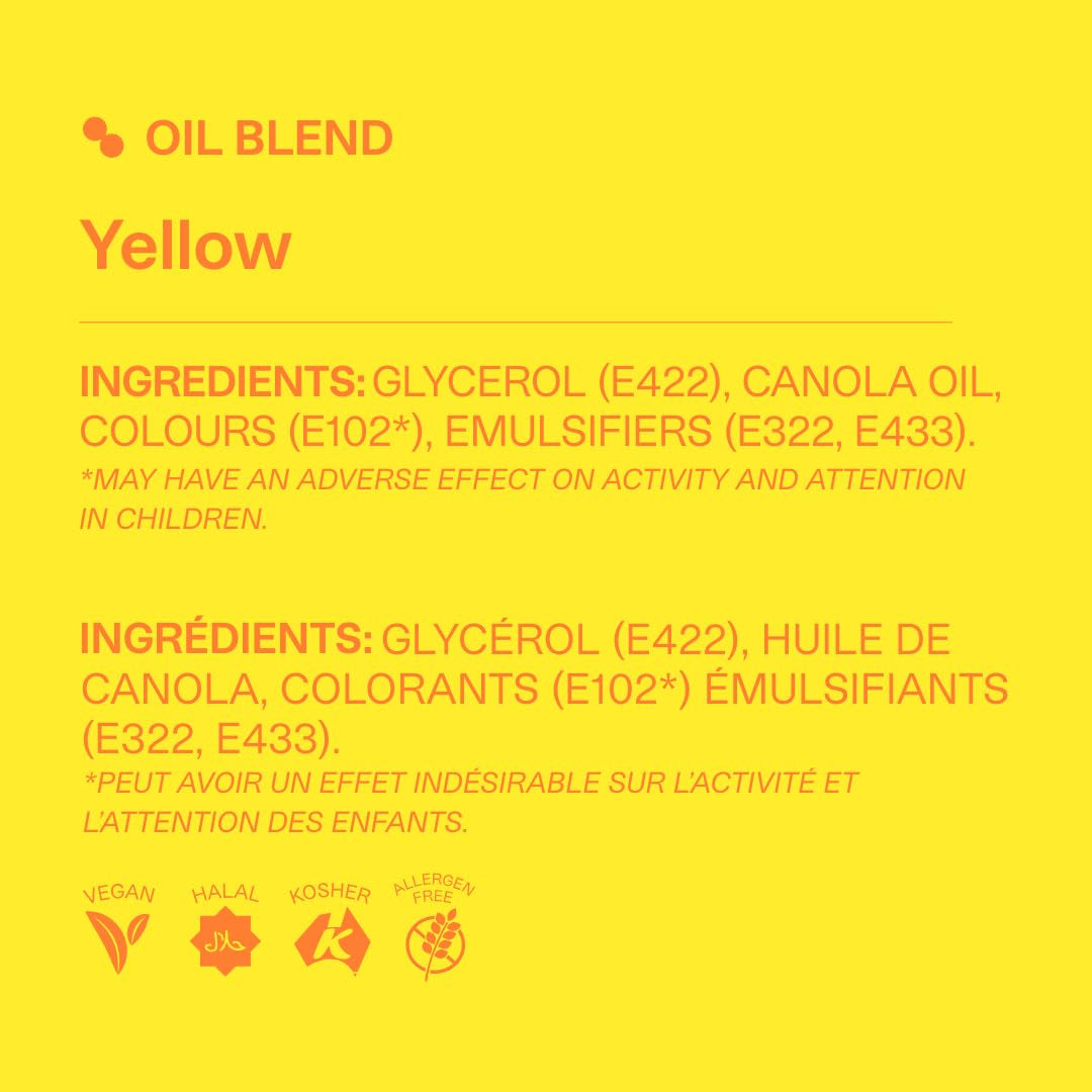 Žlutá potravinářská barva na olejové bázi Color Mill – potravinářská barva na čokoládu, fondán, muffiny, dorty, pečení, makronky – potravinářská barva na zdobení dortů – 20 ml
