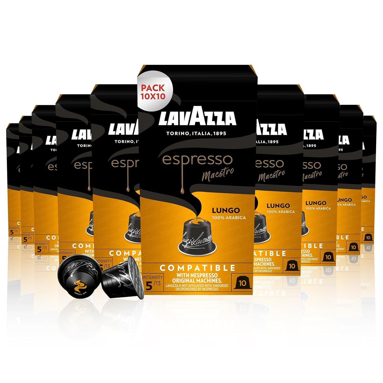 Lavazza Espresso Maestro Lungo 10 x 10 kapslí