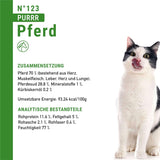 Mokré krmivo pro kočky Catz Finefood Purrrr Horse Monoprotein no. 123, pro kočky s citlivým zažíváním, 70% obsah masa, 6 krabic x 400 g
