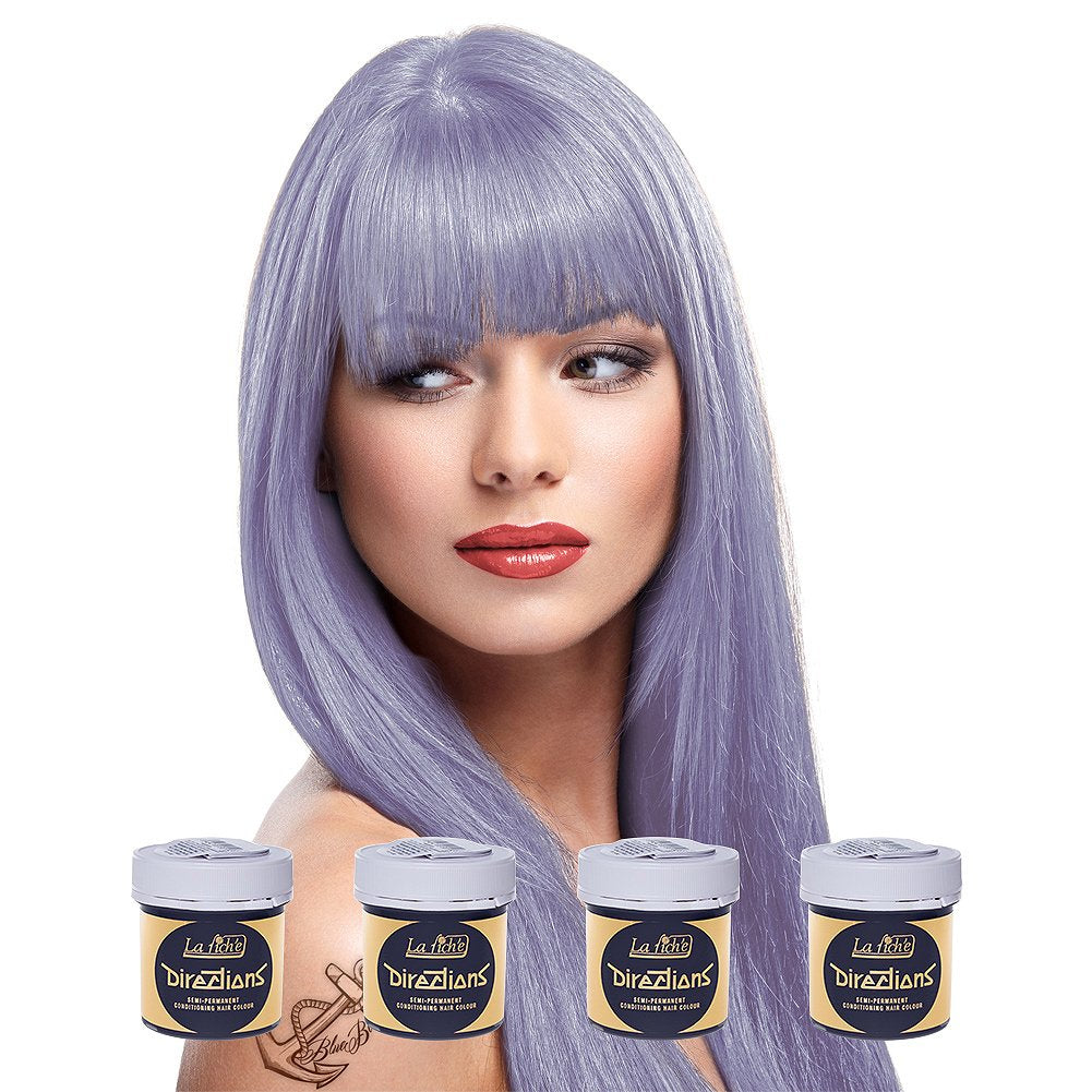 La Riché Pink Carnation 1 balení (100 ml) Naty Shop Wisteria barva na vlasy - fialová 4 kusy (balení 1)