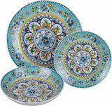 18dílný porcelánový jídelní servis, 6 různých sad talířů, Andalusie