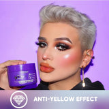 BLONDE BONDOX HAIR TREATMENT 1kg Professional Purple Heat Mask - Olivový olej - obnovuje pružnost a pružnost vlasů, zjemňuje, hydratuje a dodává lesk Naty Shop Hair Mask