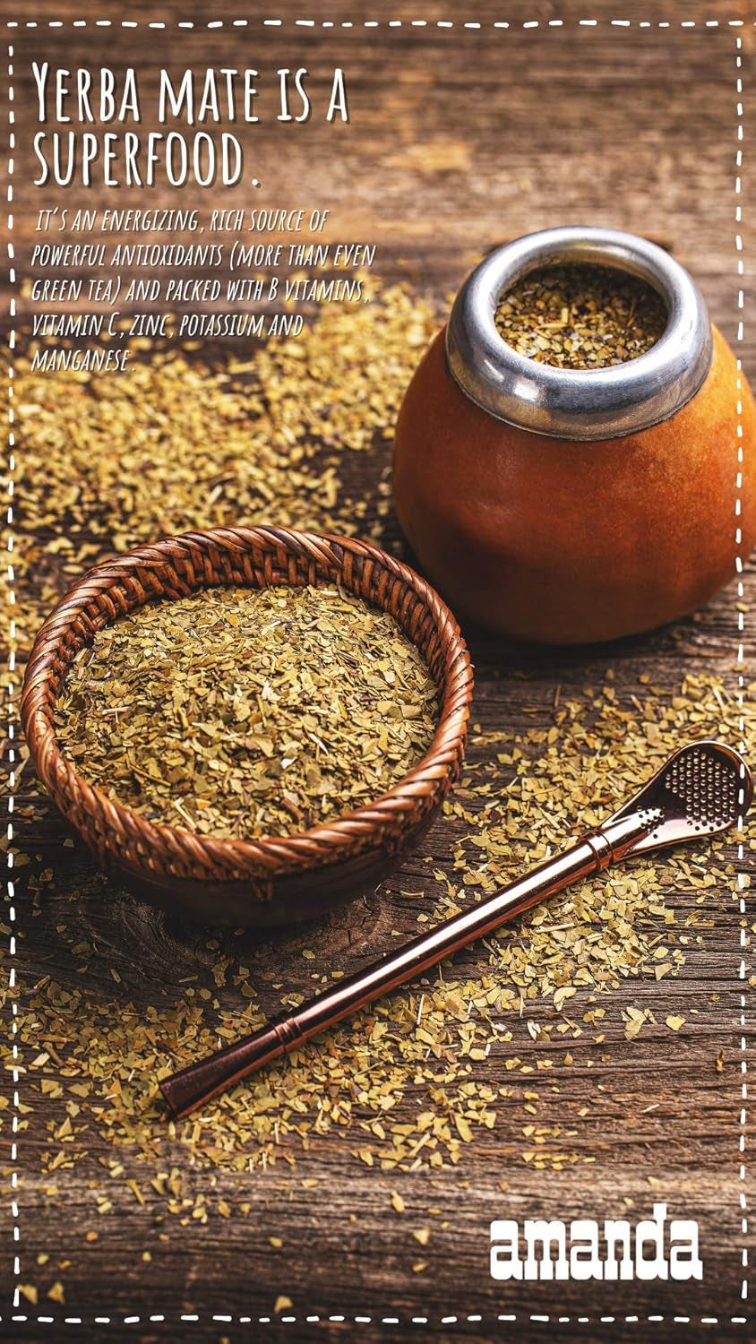 Elaborada Yerba Mate čaj 500G | Tradiční Mate čaj | Yerba Mate Tea Elaborada Con Palo sypané lístky 0,5 Kg