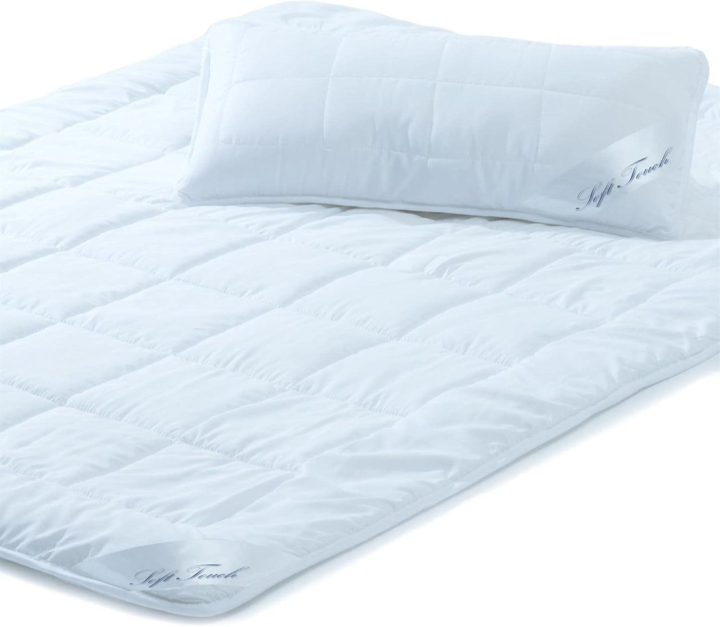 Aqua-Textil Soft Touch Set pro děti Peřina 100 X 135 Cm 250G a 350G s polštářem 40 X 60 Cm 150G Peřina 4 sezóny Klimatizace Oeko-Tex Peřiny a přikrývky Naty Shop 155X220 Cm + 1X 40X sada celoročně 8