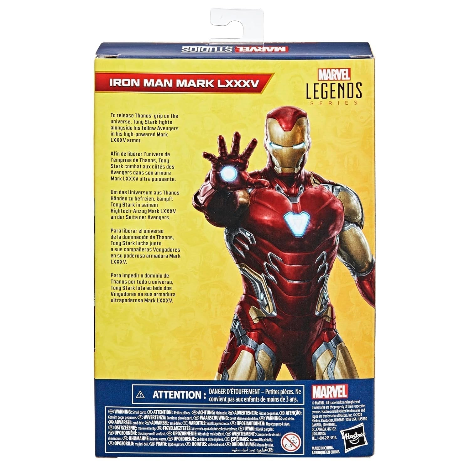 Marvel Legends Series Iron Man Mark LXXXV Avengers: Endgame 6palcová akční figurka Akční figurky Naty Shop