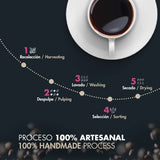 Pražená kávová zrna Arabica | 500 g s nádechem kakaa a mandlí | Z tradiční pražírny kávy | Jemná chuť