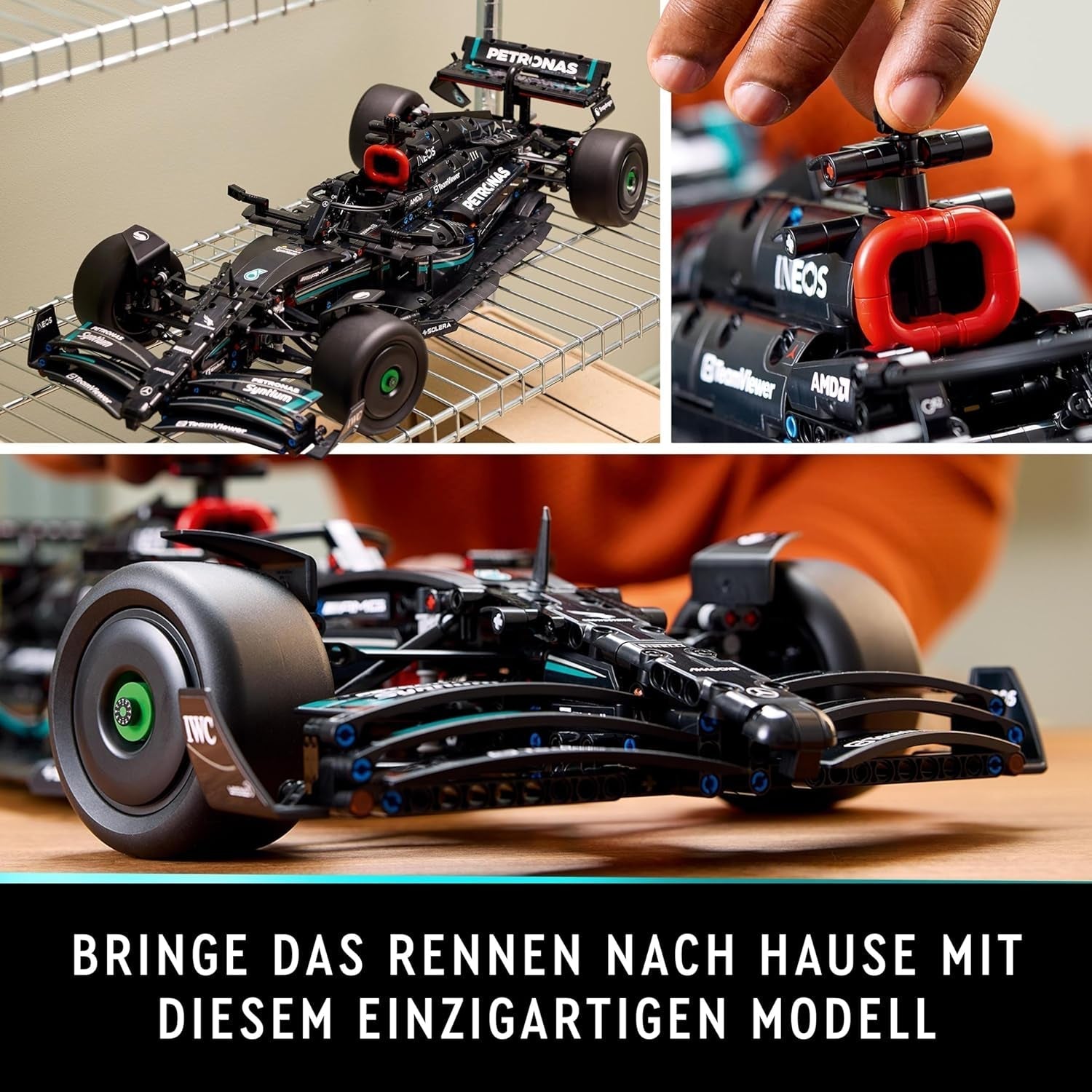 LEGO Technic Mercedes-Amg F1 W14 E Performance Set pro dospělé, Model závodního auta, Sběratelské předměty pro domácnost nebo kancelář, Dárky pro Formuli 1 pro muže, ženy 42171 Stavebnice Besuche den LEGO-Store
