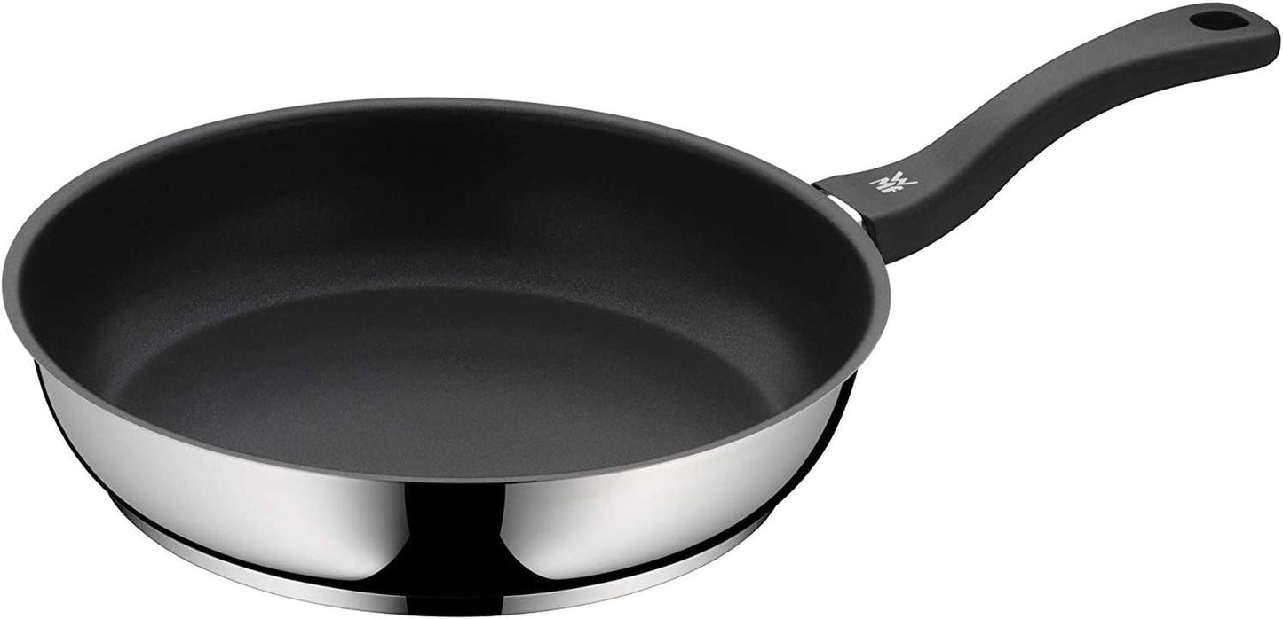 WMF pánev Devil 28 cm, pánev na indukci, nerez Cromargan, plastová rukojeť Hrnce a pánve Naty Shop Vhodné na indukci