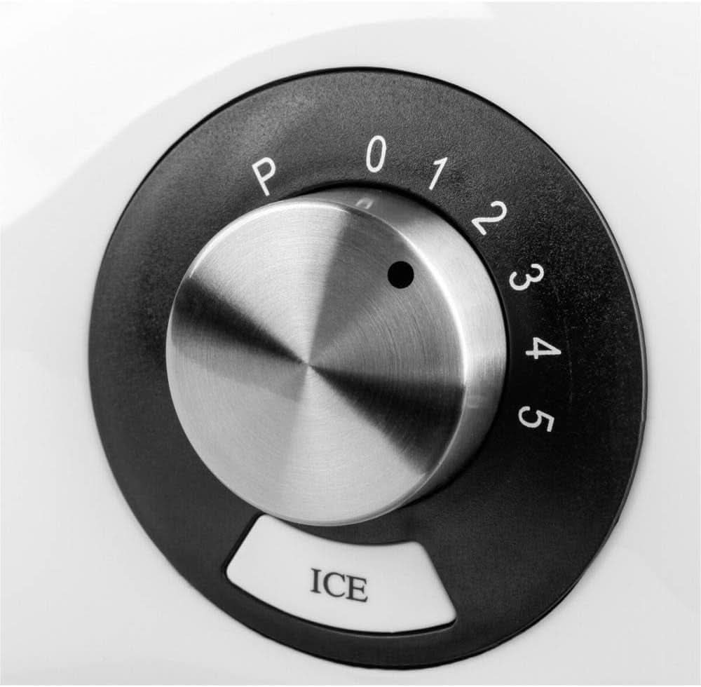 Gastroback 40898 Vital Basic, Mit Integrierter Ice-Crush Funktion, Leistungsstarker 600 W motorový mixér, Kunststoff, 1,5 litru, Weiß Kitchen Naty Shop