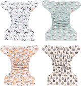 Littles a Bloomz FLP2-0406 Standard Clip opakovaně použitelná plena, 4 plenky