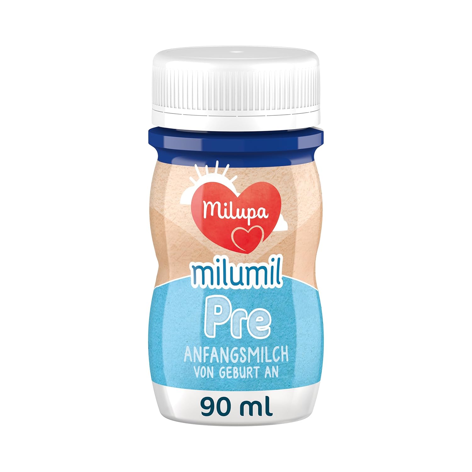 Milupa Milumil Pre, Sušené mléko pro kojence - S důležitými živinami a bez palmového oleje - 800 g Naty Shop 24 x 90 ml Milumil Pre (hotová tekutina)