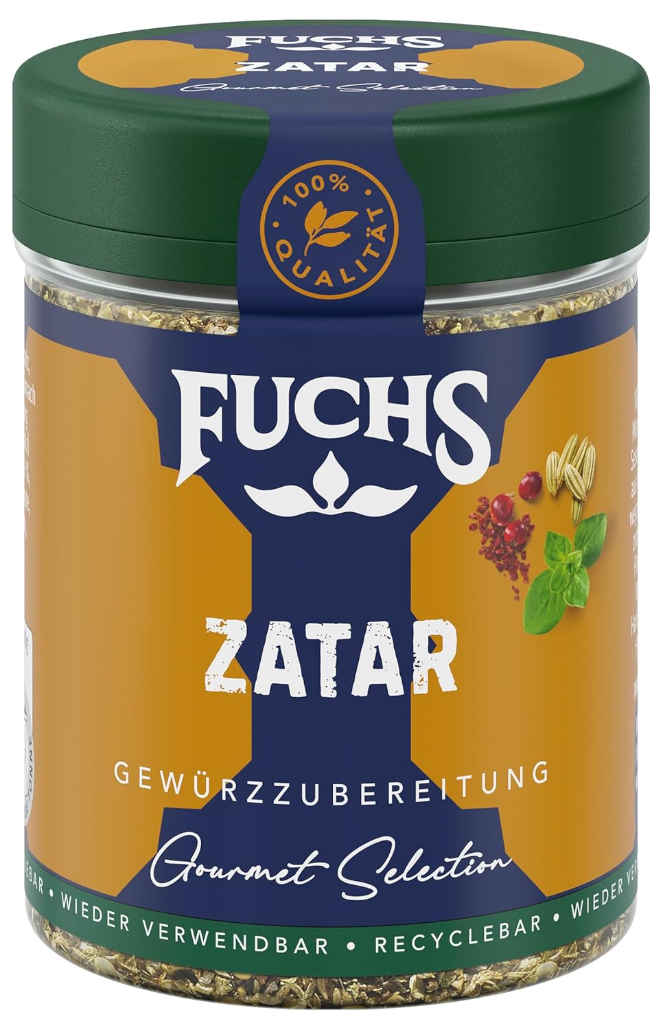 Fuchs Spices Gourmet Selection Blízký východ/Afrika - Kuskus a bulgurová směs koření Plnitelná směs koření na dochucování jídel Bulgur Vegan 55g