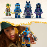 LEGO NINJAGO Jay Battle Mech, hračka ninja pro děti s figurkami, včetně minifigurky Jaye s mini katanou, akčními figurkami a robotem, malý dárek pro kreativní chlapce a dívky od 6 let 71805 Stavebnice Besuche den LEGO-Store