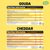 Kultivovaná jídla CHEATCHEEZ Veganská omáčka Gouda – bez laktózy a lepku