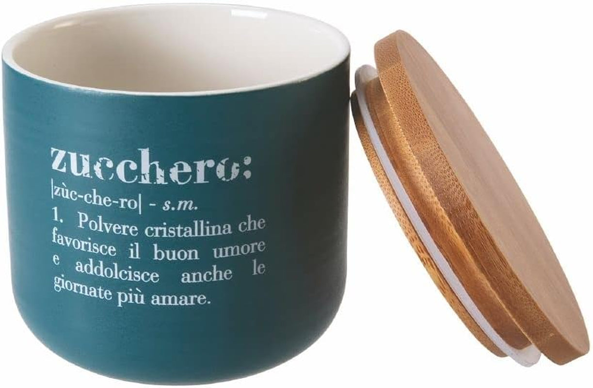 Victory Shades 500ml porcelánová konvička New Bone s bambusovým víčkem