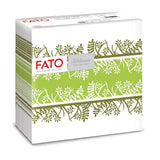 Fato - Suché papírové ubrousky, vzduchem kladené, textilní efekt, balení 50 ks ubrousků, 40X40 složené na 4 formáty, dekor Tropicana