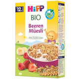 HiPP Bio Beeren-Müesli (8 x 200g), ab 12. Monat, ohne Zuckerzusatz, besonders fine Stückchen - leicht zu chewen, v nejlepším Bio-Qualität