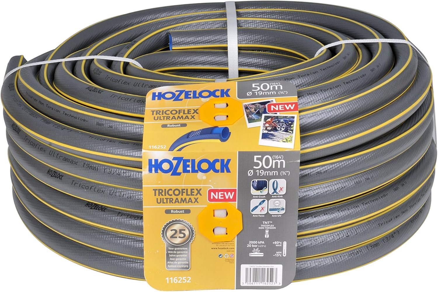 Hadice Hozelock Tricoflex Ultramax 25 m (průměr 12,5 mm)