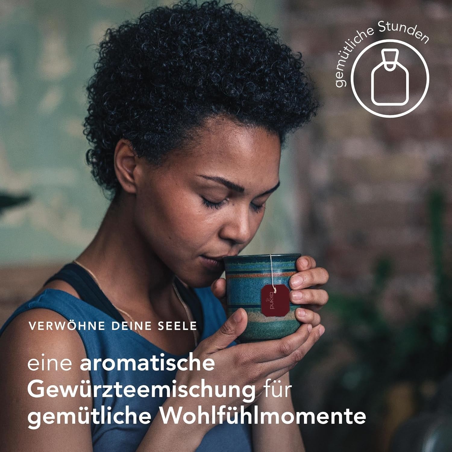Pukka | Směs organických ochucených čajů "Vanilla Chai" | Skořice, zázvor a vanilka | Čaj pro pochoutku s přírodní sladkostí | Balení po 1 | 20 čajových sáčků
