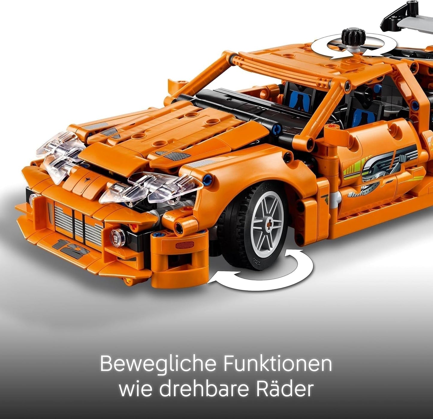 LEGO Technic Rychle a zběsile Toyota Supra MK4 - Autíčko - S 6válcovým motorem a otevíracími dveřmi - Sada modelů pro chlapce a dívky od 9 let - Tip na narozeninový dárek 42204 Stavebnice Beuche den LEGO-Store