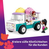 LEGO Friends Náklaďák na zmrzlinu Heartlake City Hrací sada 2 figurky a zajíček Stavebnice 4 roky stará holčičí postavička Stavebnice Minifigurka 42644 Stavebnice Besuche den LEGO-Store