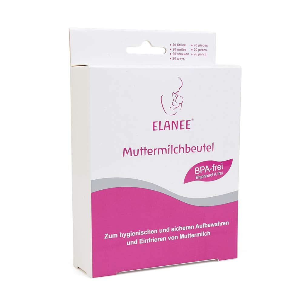 ELANEE sáčky na mateřské mléko, s neutrální příchutí a předem sterilizované doplňky Potraviny a kojení Bebe Naty Shop
