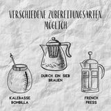 Yerba maté čaj s ashwagandhou 500G - brazilský čaj maté s ashwagandhou a léčivými bylinami - bez umělých přísad, přírodní aroma | Zelený čaj sypaný maté 0,5 kg s léčivými rostlinami