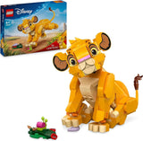 LEGO Ç€ Disney Simba, mládě lvího krále, stavebnice pro děti, fantasy Hrací sada s postavou lva, skvělý tip na dárek pro dívky a chlapce od 6 let, dětská hračka 43243 Stavebnice Beuche den LEGO-Store Výchozí název
