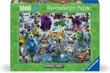 Ravensburger Puzzle 12000422 - Minecraft Mobs - 1000dílné Minecraft Puzzle pro dospělé a děti od 14 let Puzzle Naty Shop