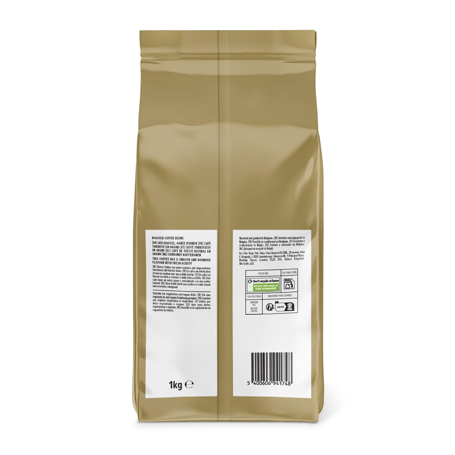 od Amazon Kaffeebohnen, Mittlere Röstung, 100% Arabica, Amaretto, 2 kg (2 balení po 1 kg)