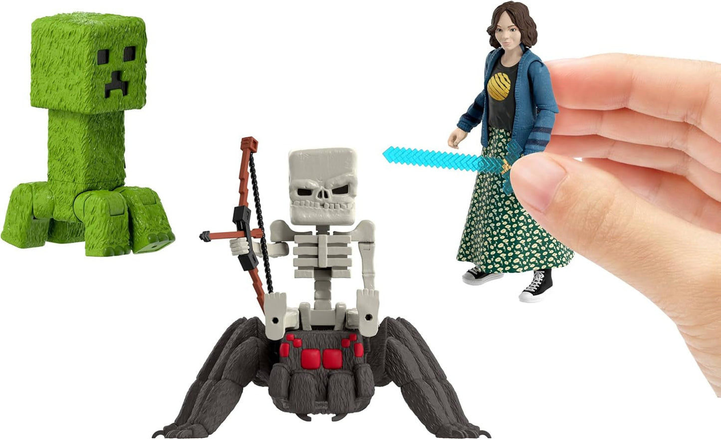 Příběhová sada Mattel Minecraft se 4 akčními figurkami a 3 doplňky Setkání v nadsvětí Sběratelská hračka inspirovaná filmem Minecraft JFR70 Akční figurky Naty Shop