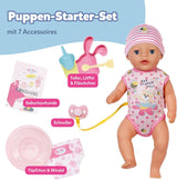 Panenka Baby Born Lena (Girl) - 36 cm - 7 funkcí, včetně příslušenství a matrace - Funguje zcela bez baterií - Vhodné pro malé děti od 1 roku