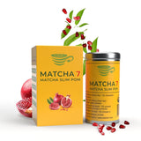 ® Ceremonial Matcha Powder X Granátové jablko 100G [Podporuje hubnutí a metabolismus] - Zelený čaj pro aktivní a zdravý životní styl - Zelený čaj bez přísad (čistý a přírodní)