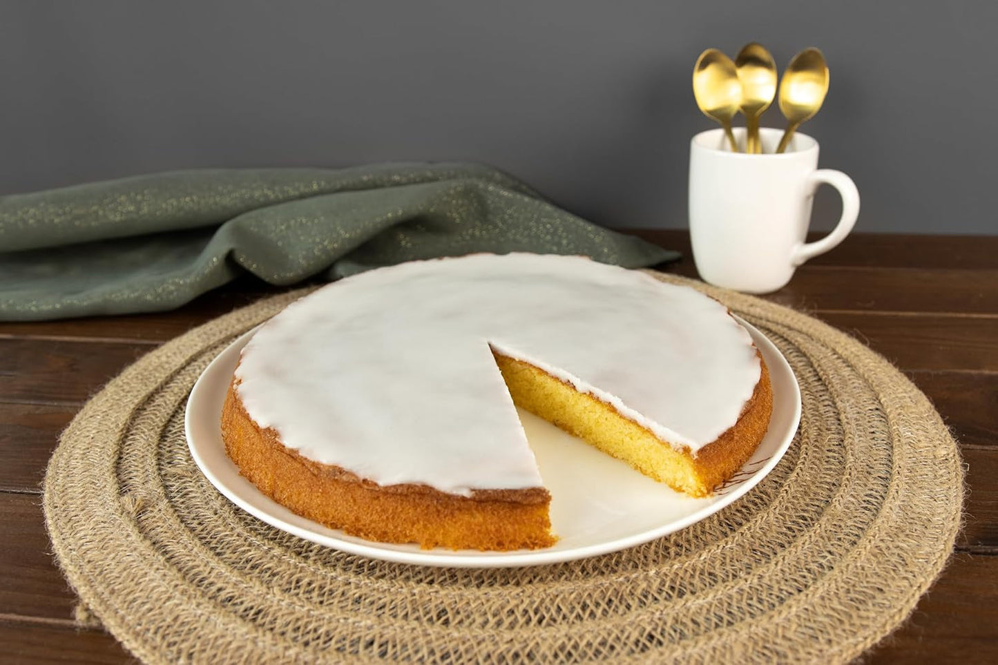 RUF Tarte Au Citron, Backmischung Für Einen Schnellen Zitronen-Kuchen Französische Art, Mit Fruchtiger Zitronen-Glasur Naty Shop