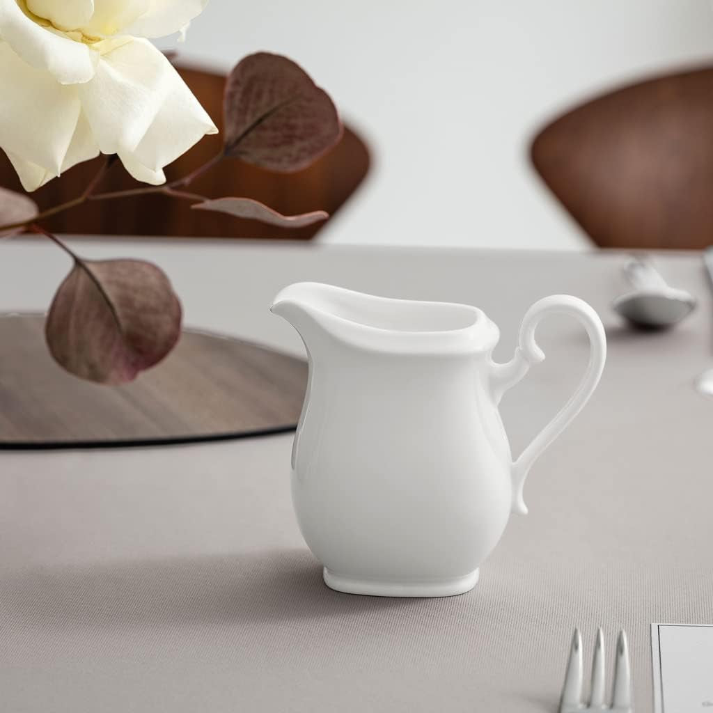 Villeroy & Boch Royal Milk Jug, malá konvička na mléko s jednoduchým designem, vyrobená z vysoce kvalitního prémiového porcelánu, vhodná do myčky, 250 ml