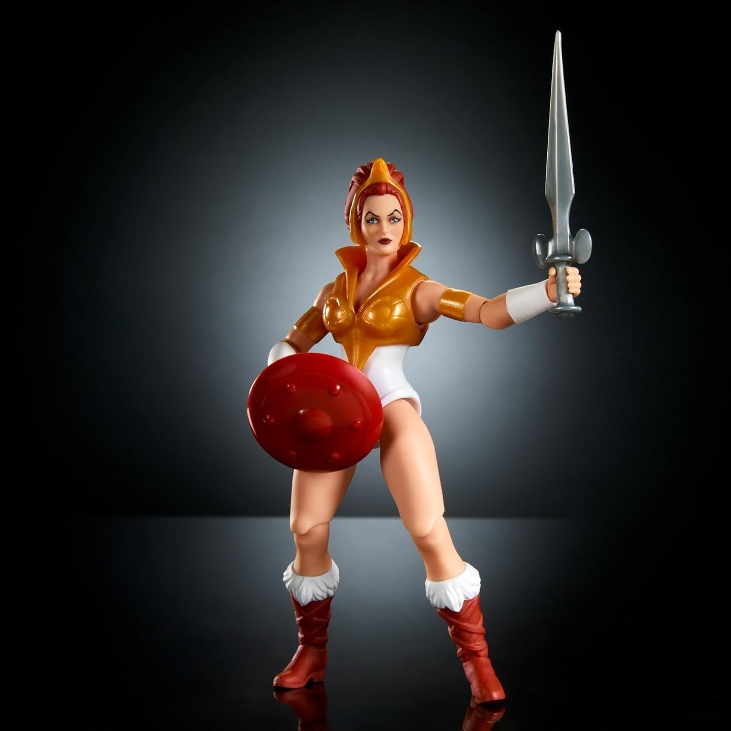 Masters of the Universe Origins Toy Cartoon Teela akční figurka Výška cca 14 cm Motu Heroine doplněk a mini komiks HYD27 akční figurky Naty Shop