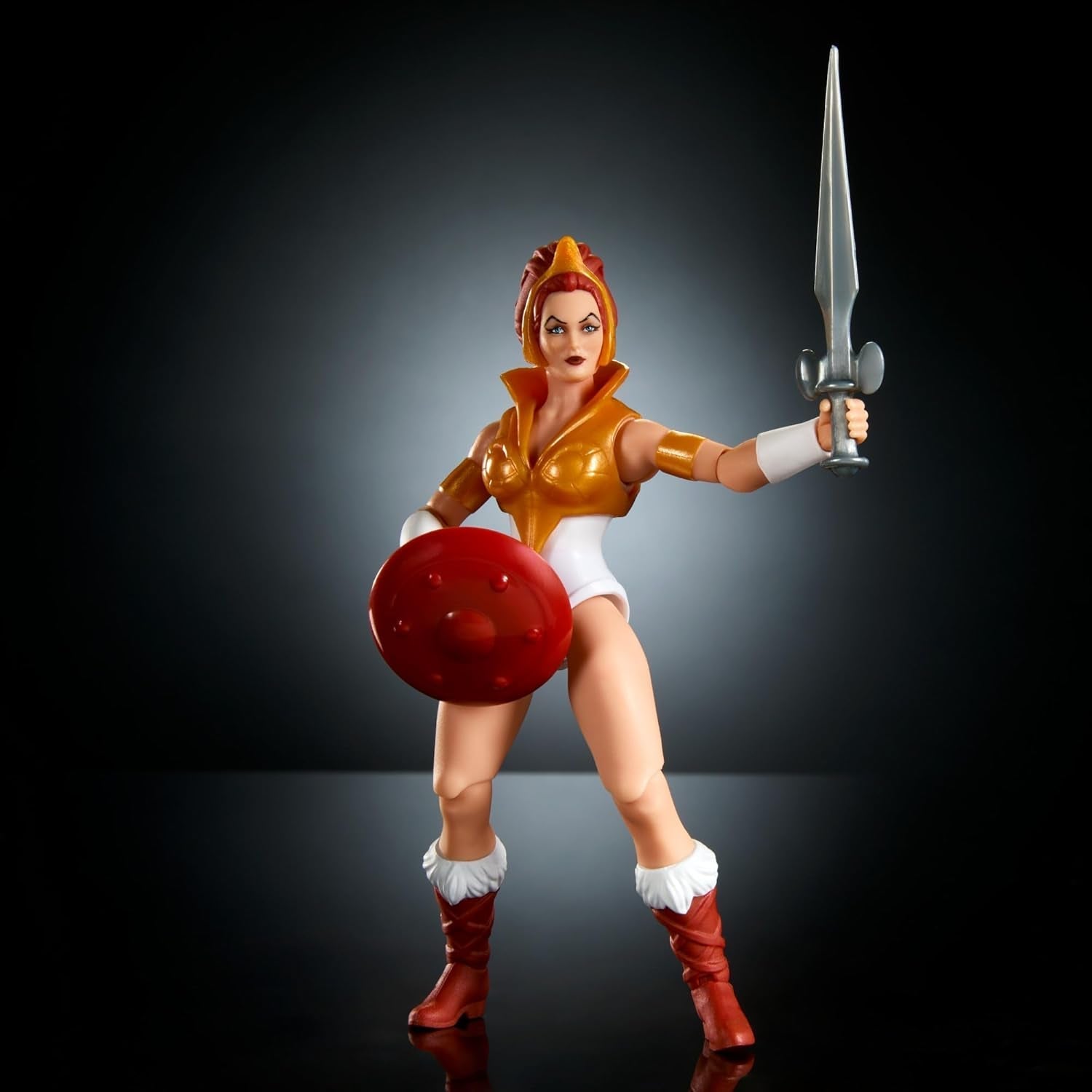 Masters of the Universe Origins Toy Cartoon Teela akční figurka Výška cca 14 cm Motu Heroine doplněk a mini komiks HYD27 akční figurky Naty Shop